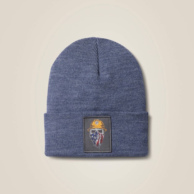 *SALE* LIMITED STOCK LEFT!! Ariat Born For This Watch Cap - Denim Heather