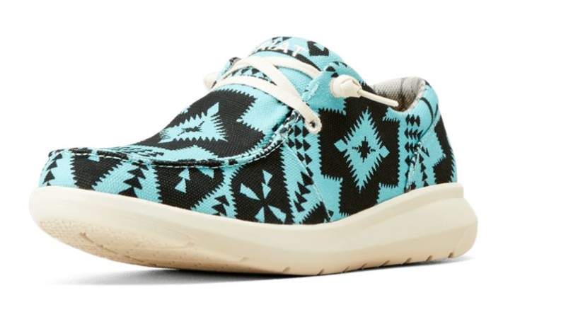 *SALE* ONLY 5.5 LEFT!! Ariat Women's Hilo Shoe - Turquoise Saddle Blanket