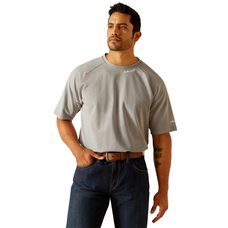 Ariat - HRC 1 - FR Base Layer S/S Shirt - Silver Fox