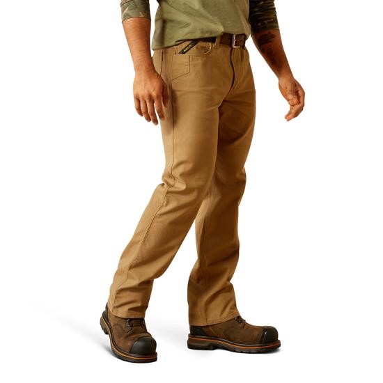 Ariat Rebar M5 Straight DuraStretch Made Tough Straight Leg Pant - Field Khaki