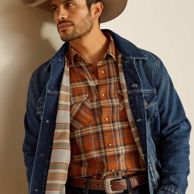 **SALE** LIMITED SIZES & STOCK LEFT!! Ariat Blanket Lined Trucker Jacket - Victor