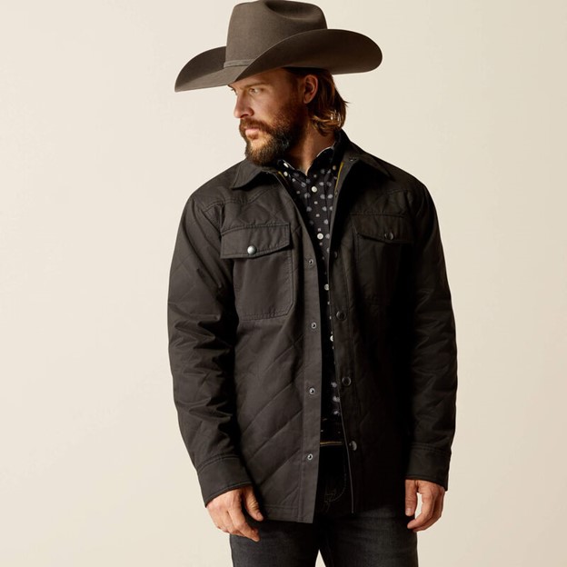 **SALE** LIMITED SIZES & STOCK LEFT!! Ariat Grizzly Shirt Jacket - Black