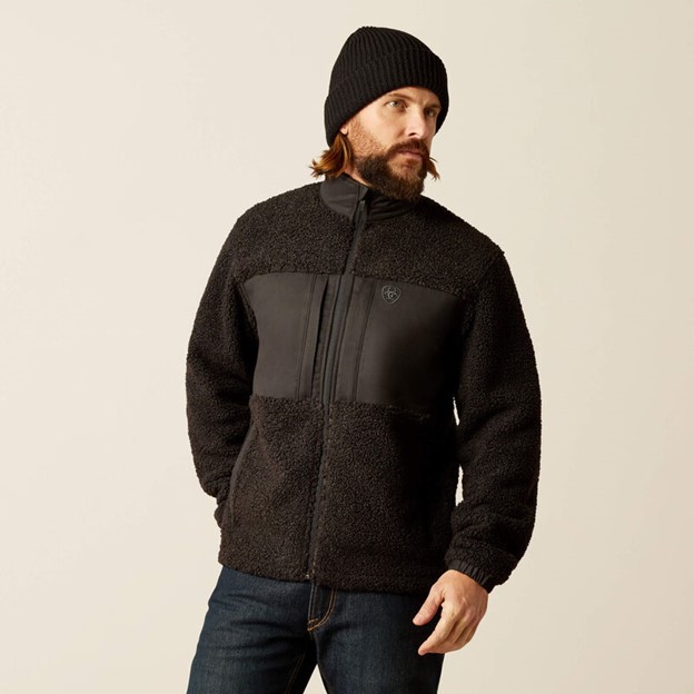 **SALE** ONLY LG & XL LEFT!! Ariat Odessa Sherpa Jacket - Black