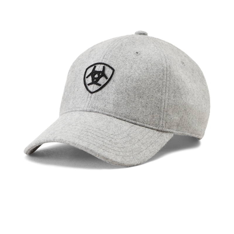 *SALE* LIMITED STOCK LEFT!! Ariat ADT Wool Country Cap - Light Heather Grey