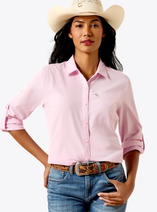 *SALE* LIMITED SIZES AND AVAILABILITY!! Ariat Women's VentTEK Button Front L/S Shirt - Pirouette