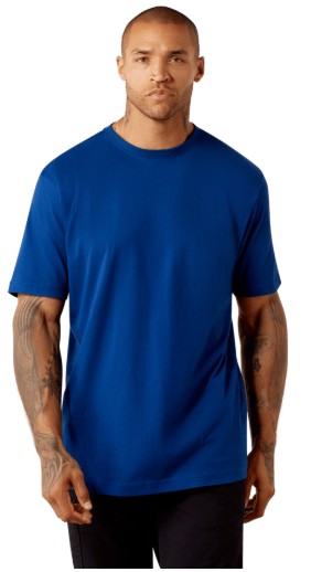 *SALE* ONLY M - L - XL - 2XL LEFT!!  Ariat Rebar Cotton Strong Standard S/S Shirt - Navy Peony