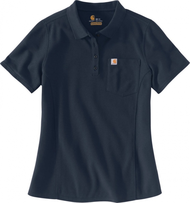Carhartt Women's Relaxed Fit Midweight Pocket S/S Polo