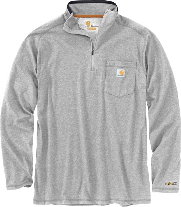 Carhartt Force Relaxed Fit Quarter-Zip Pocket L/S Jersey Shirt