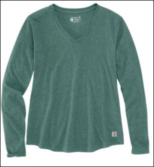 Carhartt Relaxed Fit Mid weight Long Sleeve V-Neck L/S Shirt