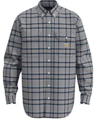 *SALE* LIMITED SIZES & QUANTITIES LEFT!!  Carhartt FR Button Front Force Rugged Flex Original Fit Twill Plaid Shirt