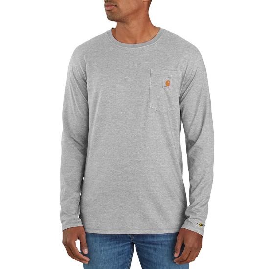 Carhartt Force Relaxed Fit Midweight Crewneck Pocket L/S Shirt