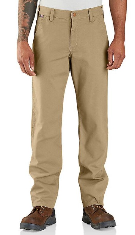 Carhartt FR Rugged Flex® Relaxed Fit Straight Leg Canvas Work Pant