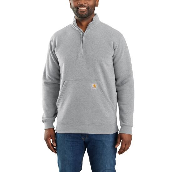 Carhartt Loose Fit Midweight Quarter Zip Mock Neck Sweatshirt