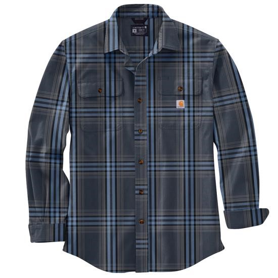 *SALE* ONLY 3XLT LEFT!! Carhartt Loose Fit Heavyweight Flannel Button Front L/S Plaid Shirt