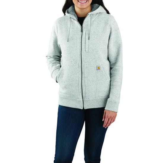 Carhartt Women's Relaxed Fit Midweight Sherpa-Lined Full Zip Hoodie