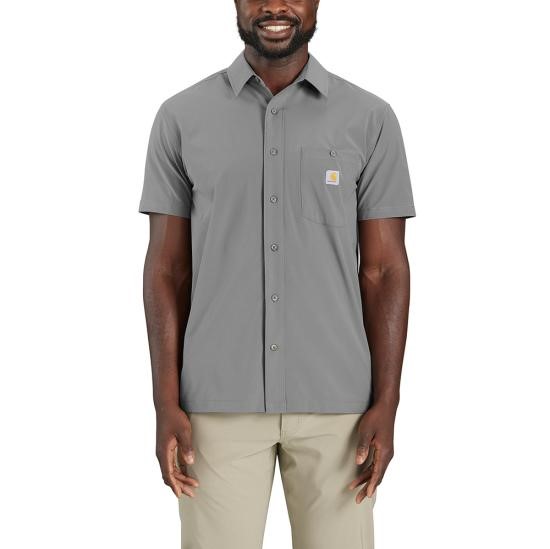 *SALE* ONLY SIZE SM - MED LEFT!! Carhartt Force Sun Defender Relaxed Fit Lightweight Button Front S/S Shirt