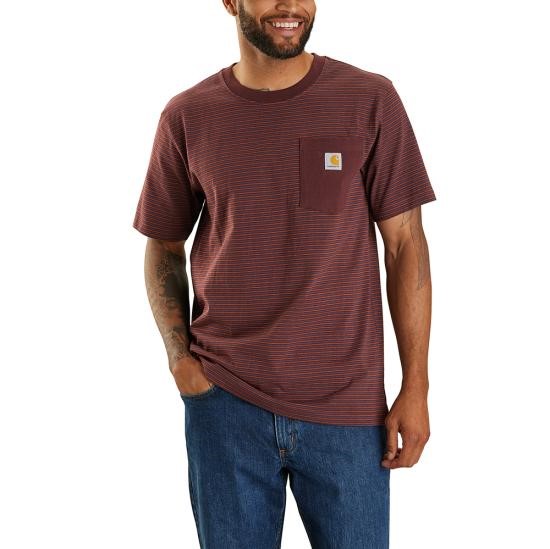 Carhartt Relaxed Fit Heavyweight Pocket Stripe S/S Shirt