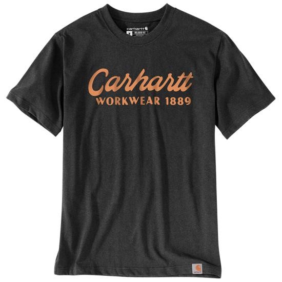 Carhartt Loose Fit Heavyweight Script Graphic S/S Shirt