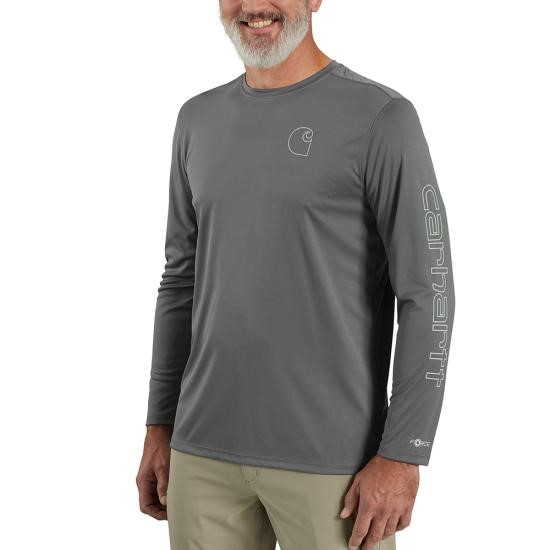 Carhartt Force Sun Defender Lightweight Logo Graphic L/S Shirt