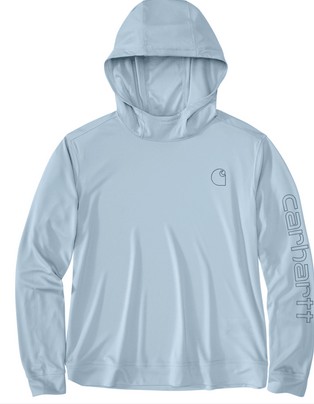 Carhartt Women's Force Sun Defender Lightweight Hooded Graphic L/S Shirt