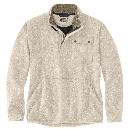 Carhartt Relaxed Fit Midweight Pocketed Mockneck Quarter-Zip Sweater Fleece