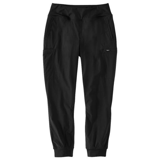 Carhartt Women's Force relaxed Fit Fleece-Lined Jogger - Black