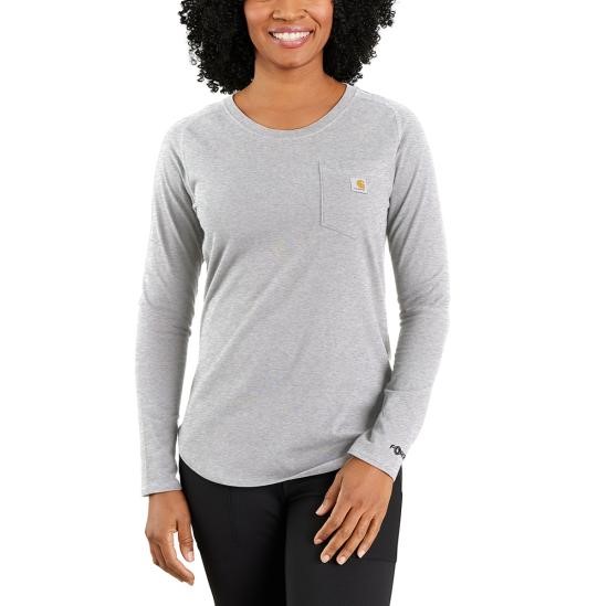 Carhartt Women's Force Relaxed Fit Midweight Pocket L/S Shirt