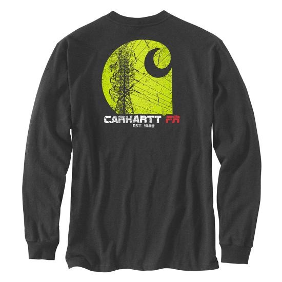 Carhartt FR Force Loose Fit Pocket Lightweight Electric Utilities Graphic L/S Shirt
