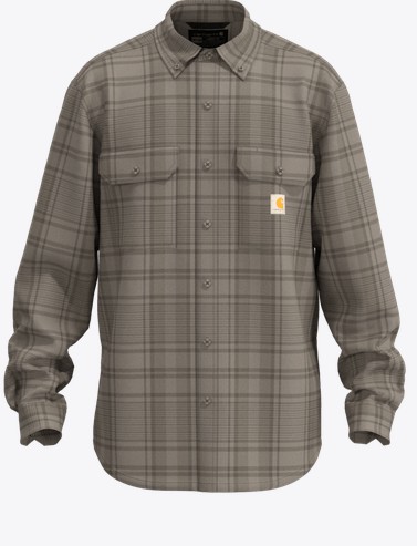 *SALE* LIMITED SIZES AND STOCK!! Carhartt Loose Fit Midweight Chambray Button Front Plaid L/S Shirt