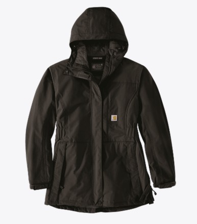 Carhartt Women's Storm Defender Rainier Insulated Coat - Black