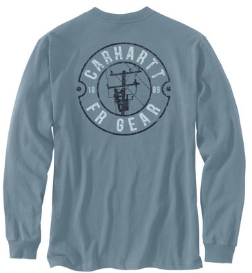 Carhartt FR Force® Irvine Electric Utilities L/S Shirt - Rolling Thunder