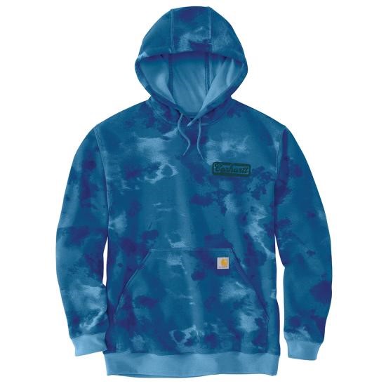 Carhartt Loose Fit Midweight Watercolor Camo Graphic Hoodie