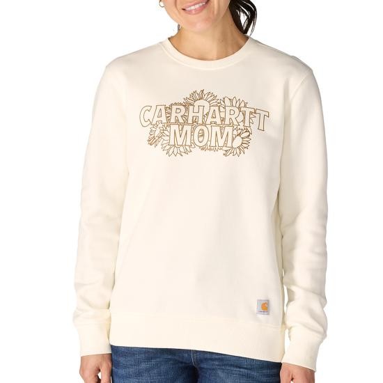 Carhartt Sawyer Crewneck Sweatshirt - Eggshell