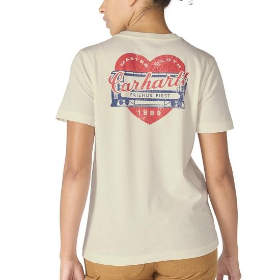 Carhartt Women's Irvine Relaxed Heritage Heart S/S Shirt