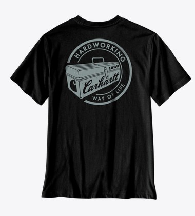 Carhartt Irvine Relaxed Hardworking Logo Pocket S/S Shirt