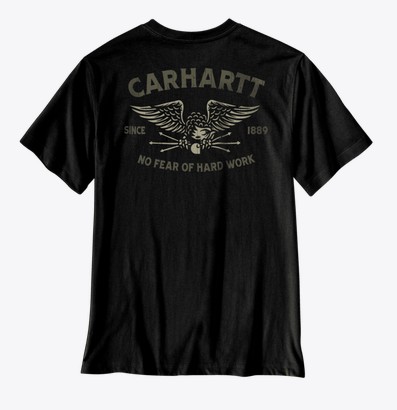 *SALE* LIMITED SIZES AND AVAILABILITY!! Carhartt Irvine Hardwork Eagle Logo Pocket S/S Shirt