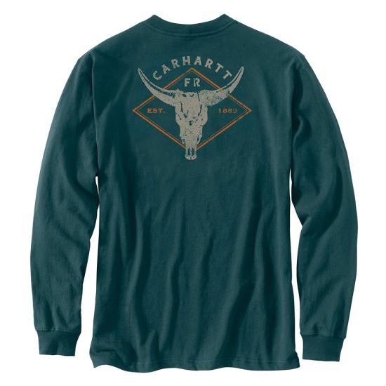 *SALE* LIMITED SIZES & QUANTITIES LEFT!!  Carhartt FR Force® Irvine Loose Fit Steer Logo Pocket L/S Shirt