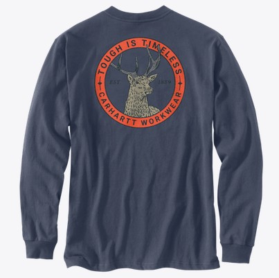 Carhartt Irvine Relaxed Deer Badge Pocket L/S Shirt