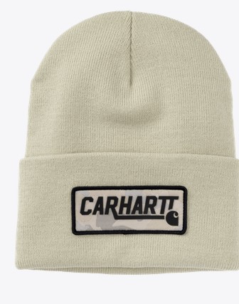 Carhartt Camo Patch Cuffed Beanie