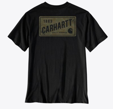 *SALE* LIMITED SIZES AND AVAILABILITY LEFT !! Carhartt Irvine Relaxed Camo License Plate Pocket S/S Shirt