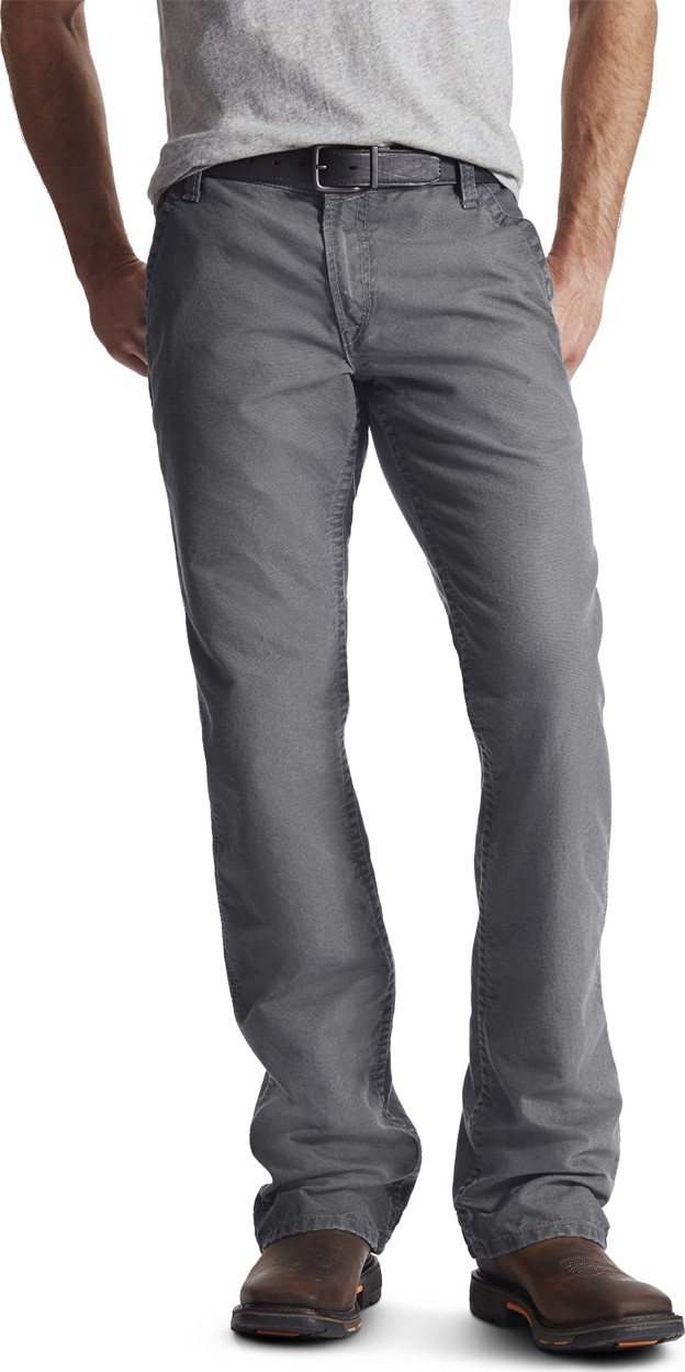 Ariat FR M4 Relaxed Fit  Boot Cut Workhorse Pant - Medium Gray