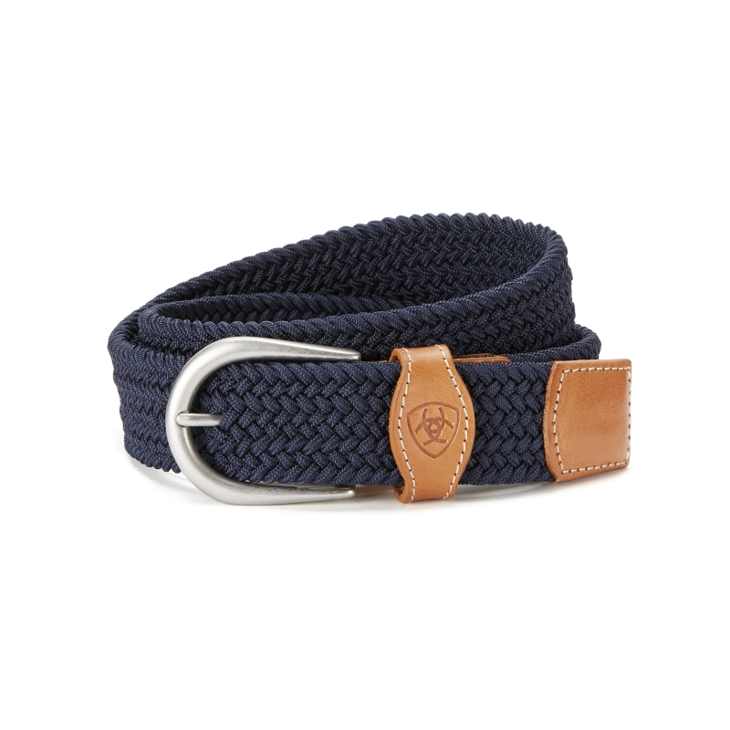 Ariat One Rail Woven Belt - Navy