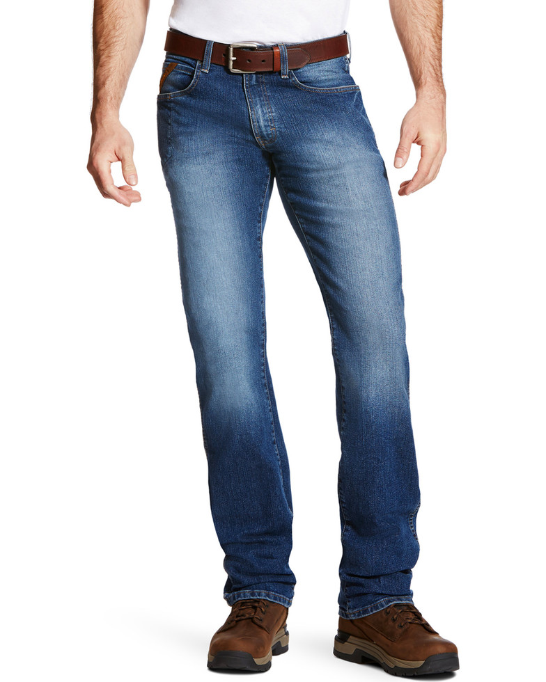 Ariat M3 Basic Loose Fit Straight Leg DuraStretch Rebar Jean - Blue