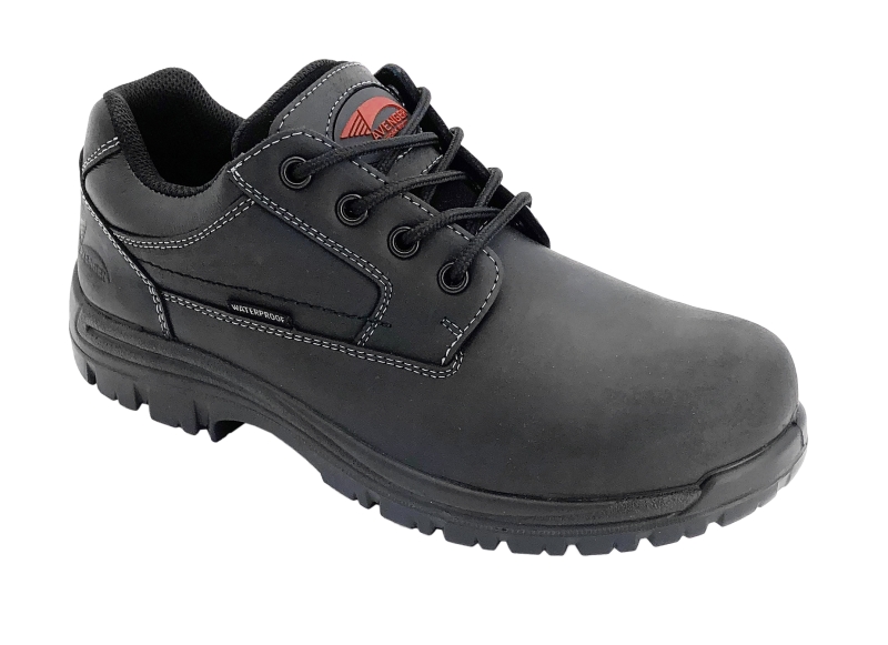 Avenger Foreman Oxford Work Shoe CT EH WP - Black
