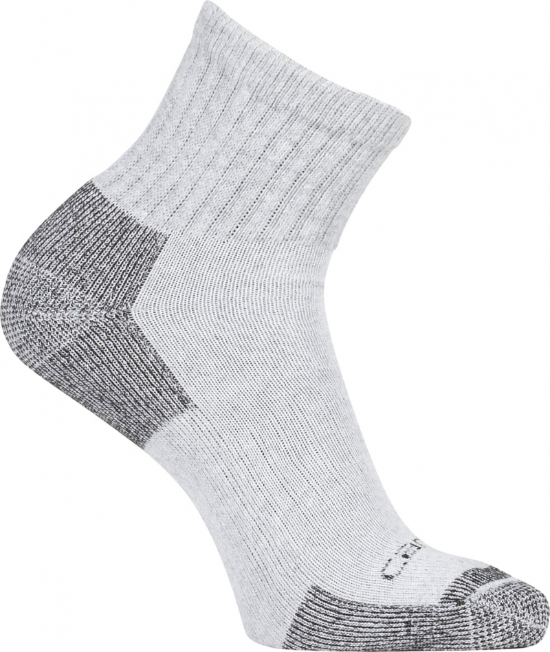 Carhartt Work Cotton Quarter Length Socks - 3 Pack
