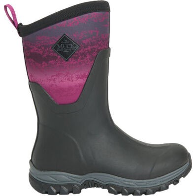 Muck Women's Arctic Sport II Mid - Black / Magenta Digi Fade Print