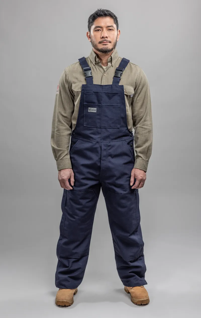 NSA DRIFIRE® FR Unlined Duck Bib Overall - Navy