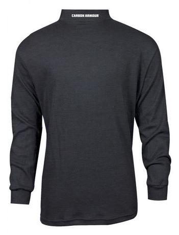 NSA DRIFIREÂ® Carbon Armour AV Base Layer Mock Neck Shirt - Charcoal Gray
