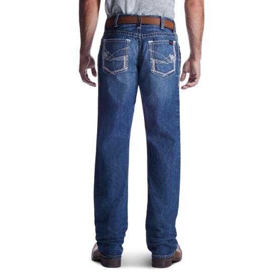 Ariat FR M4 Relaxed Fit Boot Cut Ridgeline Jean - Glacier