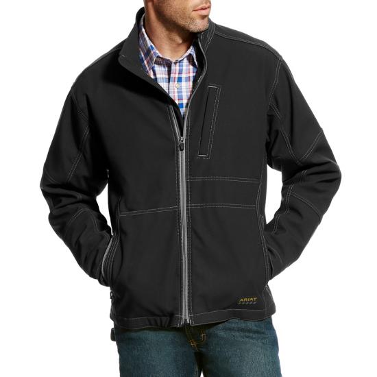 Ariat Rebar Canvas Softshell Jacket - Black